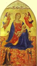 Haga click para ver la imagen ampliada madonna and child with angels.jpg